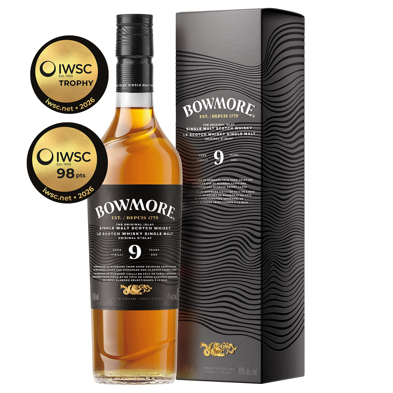 Bowmore 9-Year-Old Single Malt Whisky | Bowmore